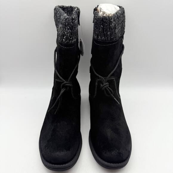 Comfortiva Womens Salem Casual Boots US 7 WIDE EU 38 Black Suede Waterproof NIB - Picture 7 of 12